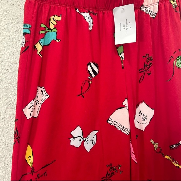 Kate Spade Holiday Christmas Pajama Pants Size M NEW - Picture 2 of 4